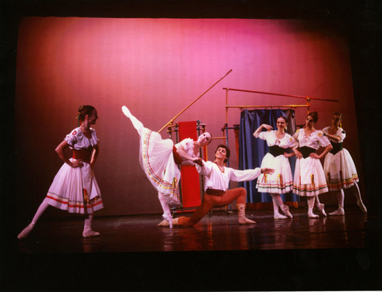 1977-COPPELIA-Christine Lassavageux & Francis Pedros-photo: Roy Round