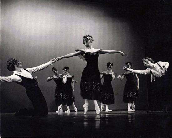 1977-MASQUERADE- photo: Roy Round- Christine Lassauvageux with Francis Pedros & Alexander Roy