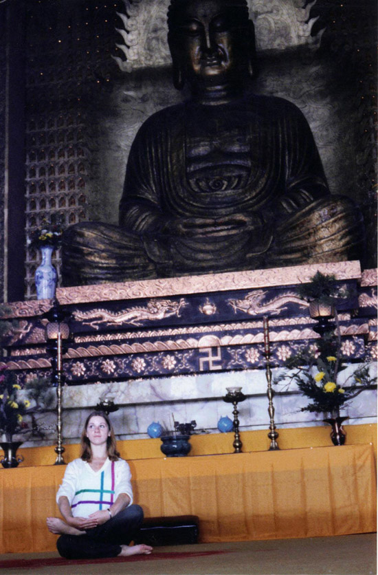 ASIA – Natalie Mai meditating in Taiwan