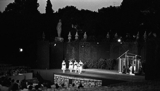 FRANCE Open air performance of ‘Coppelia’ in Nice- photo: Geoff Howard